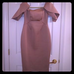 ASOS Maternity Off the Shoulder Neoprene Dress